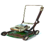 gas-operated lawnmower