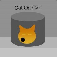 Cat On Can