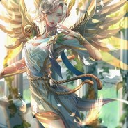 少女祈祷中