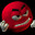 Angry red emoji clenching fist