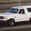 1993 White Ford Bronco