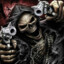 Badass Skeleton With Guns