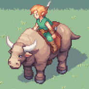 Guy on A Buffalo