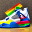 Rainbow jordan 4