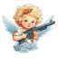 Crazy Cupid With A Gun