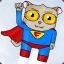 1{(&lt;Mr.Superman&gt;)}1