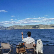 我将玫瑰藏于身后