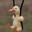 small duck on shoelace