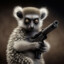 Lemur With A Gun