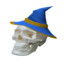 Skeleton with a wizard hat