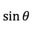 sine theta