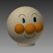 3D Rendered Anpan Man