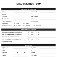 job application