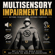 Multisensory Impairment Man