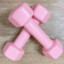 Pink dumbbell