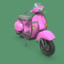 Pink Scooter