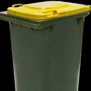 yellow bin