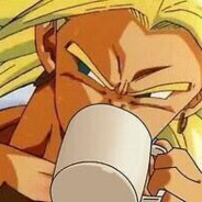 Dude drinking coffee