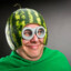 Watermelon man with funny hat