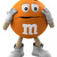 m&amp;m naranja