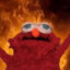burning red muppet