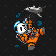 Astronot Panda