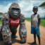 Coca Cola Monkey