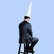 Man with Dunce Cap