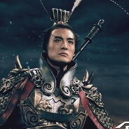 手持方天画戟坐下撕风