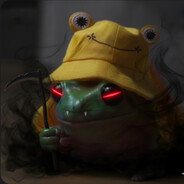 Reaperfrog with a hat