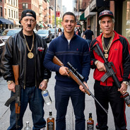 The 3 goats.
