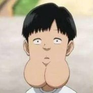 屁股下巴的小孩