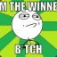 I&#039;M THE WINNER !!!