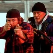 бомж с дробовиком