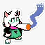 simplesmente ralsei fumando