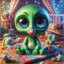 alien auf ´schnullerrausch