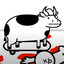 A Skating Cow