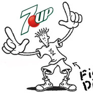 7UP white boy coolin