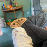 couch pizza