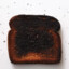 Slightly burnt toast