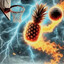 Nonchalant Dunking Pineapple