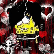 Sad American emo teenager