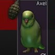 Axel鹦鹉雕像