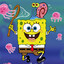 海绵宝宝爱抓水母