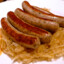 Sauerkraut mit Bratwurst