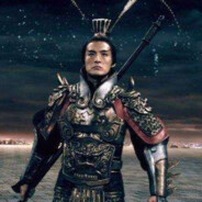 手持方天画戟吕小布也