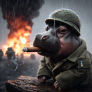 Отважный бегемот