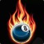 Flaming 8 Ball