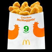 9 sztuk kurczak mcnuggets