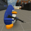 Penguin Holding a M16